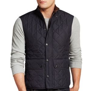 Barbour Quilted Vest - Men's (Navy Blue)
